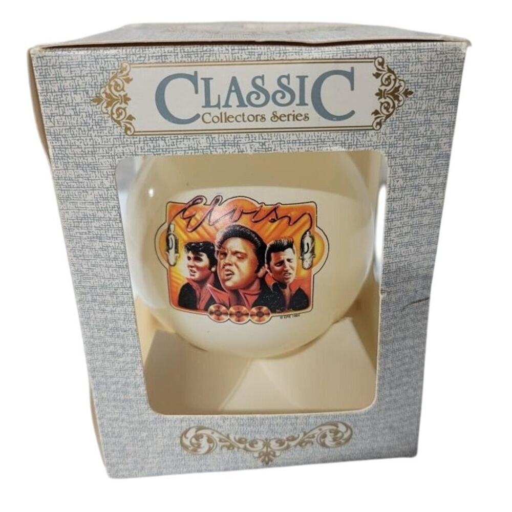 🎄 Classic Collectors Series Elvis Presley Christmas Ornament Vintage NIB
